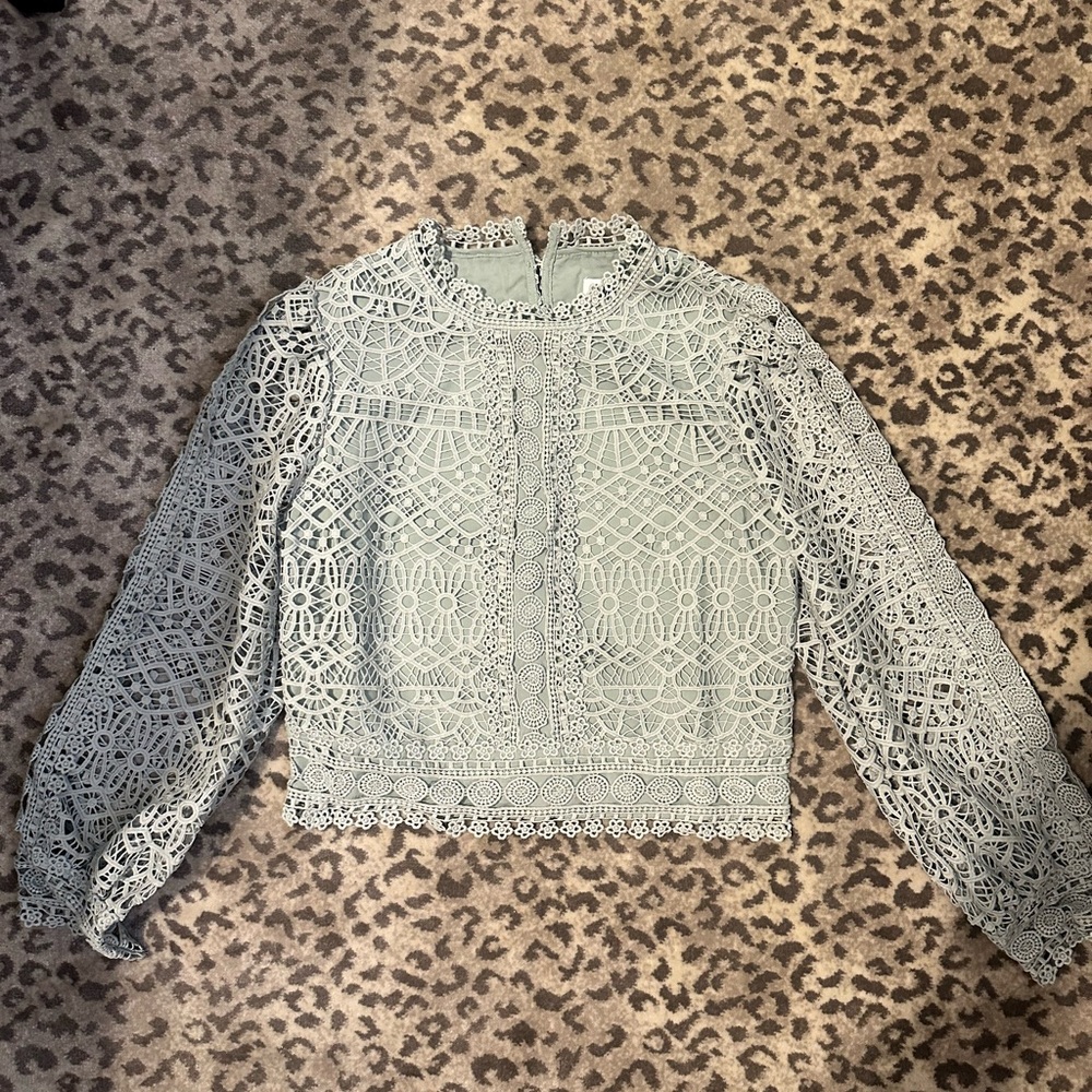 AmyLynn Lace Long Sleeve Top